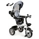 Vaikiškas triratukas Ecotoys GREY